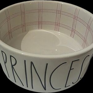 Rae Dunn Princess Dog Bowl